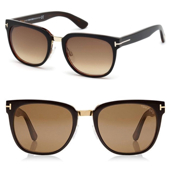 Tom Ford Accessories - New TOM FORD Rock Brown Square Sunglasses